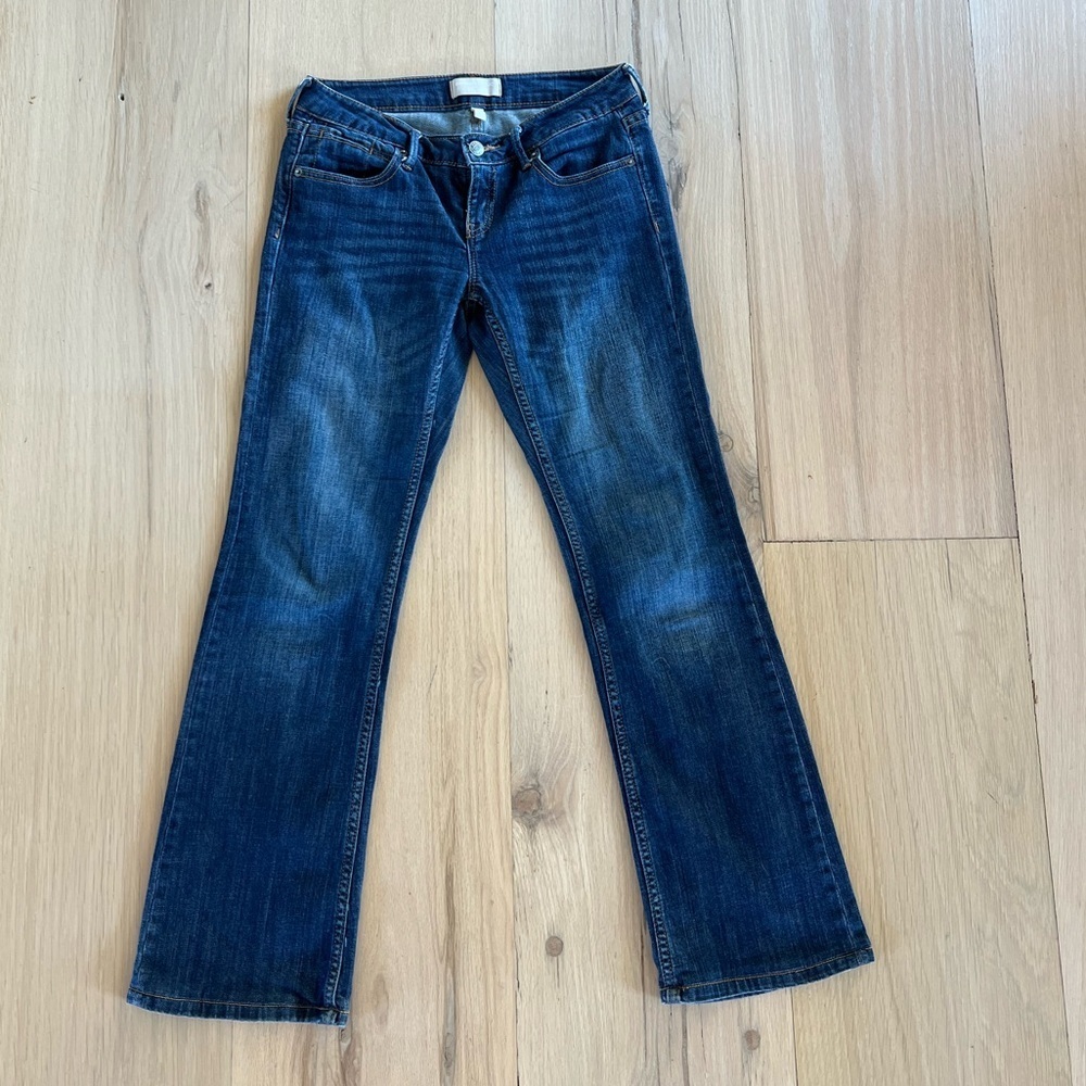 Banana Republic Bootcut Fit Jeans Size 25/1 Short Medium Wash